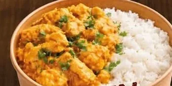 Bol Tasty poulet curry avec riz blanc