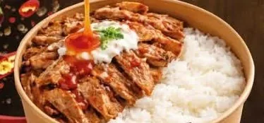 Bol Tasty kebab avec riz blanc
